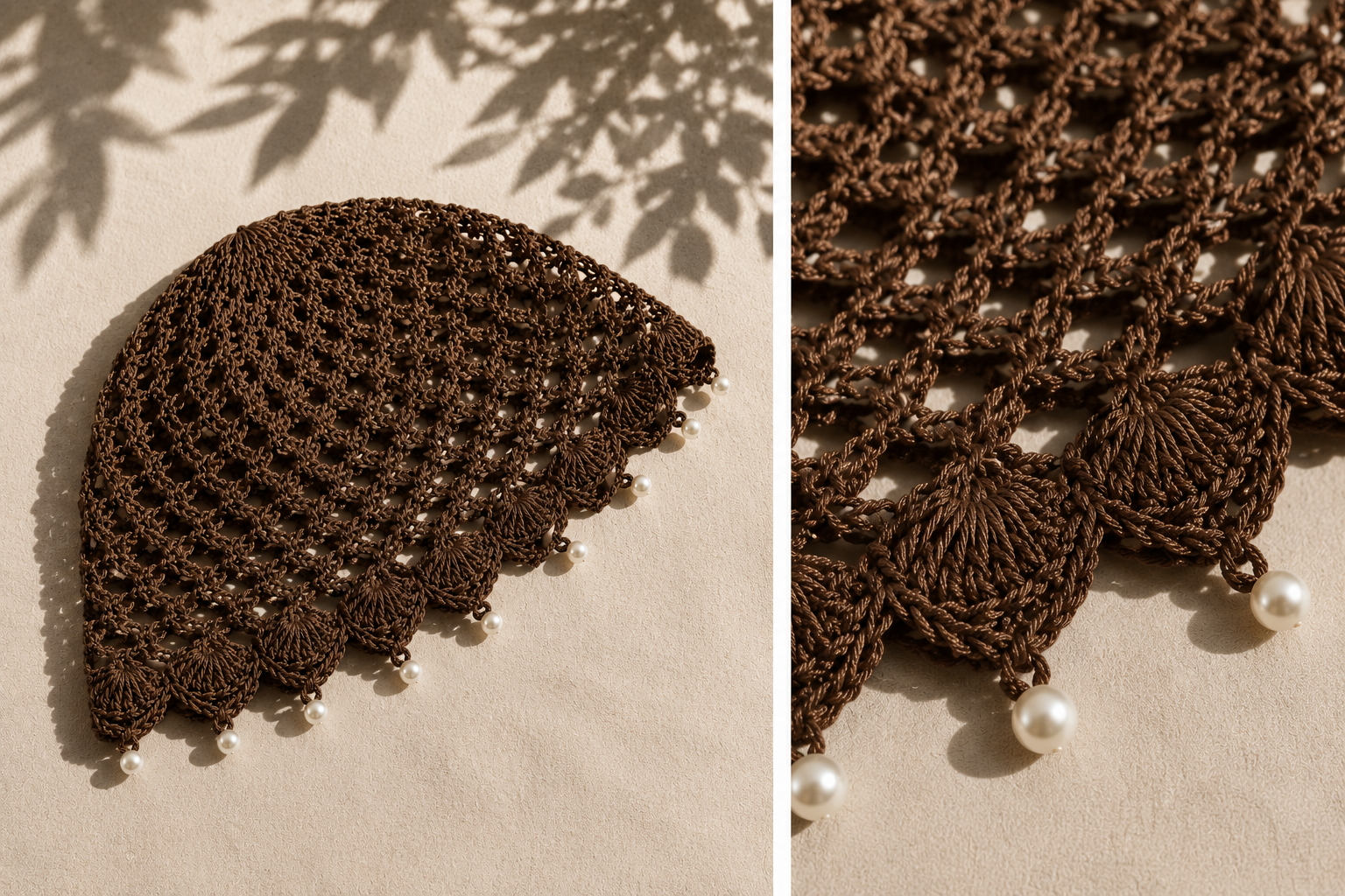 Bonnet en crocher
