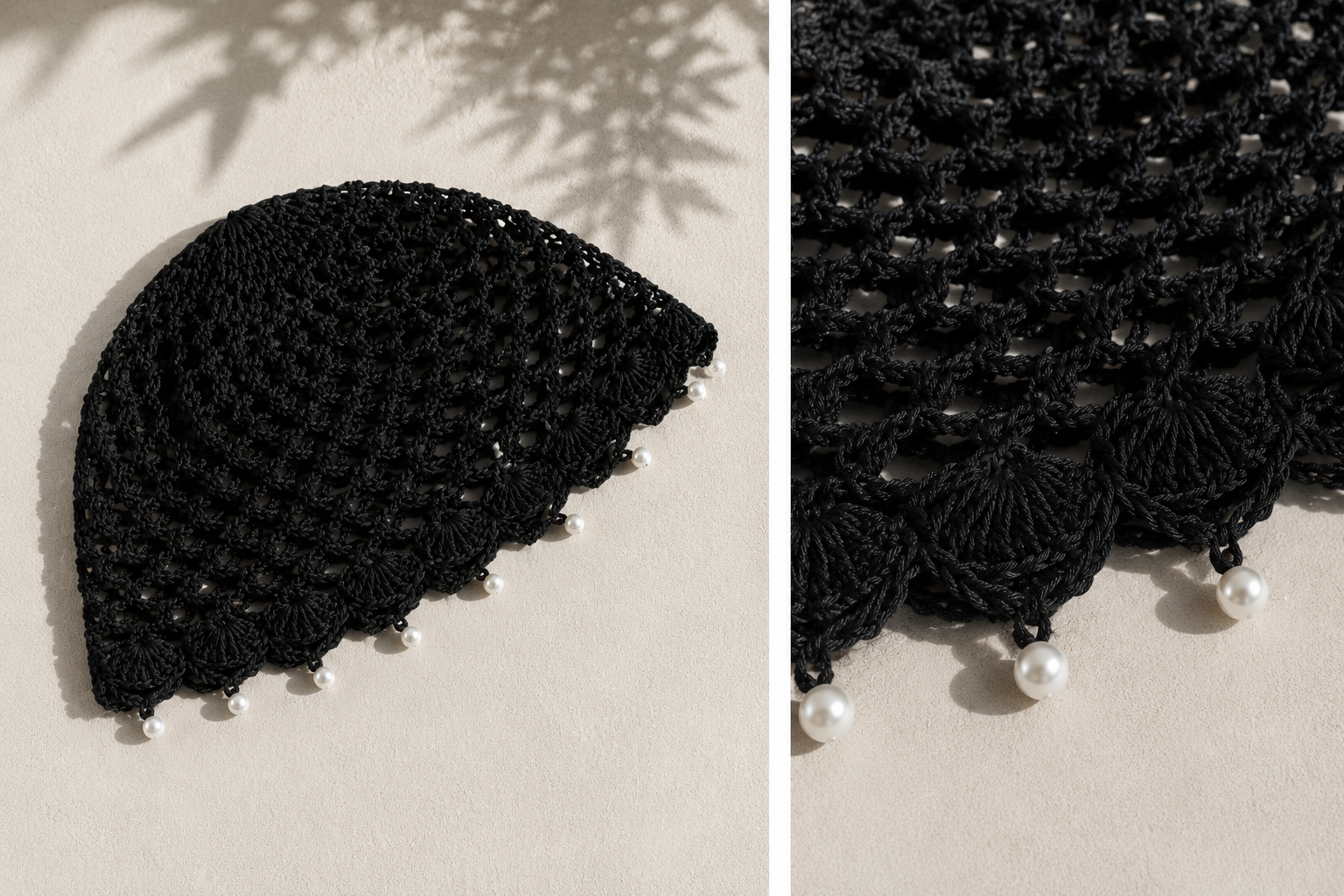 Bonnet en crocher
