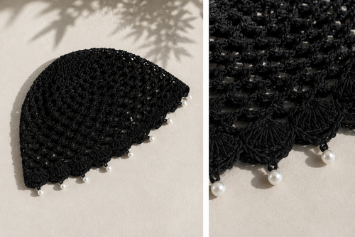Bonnet en crocher